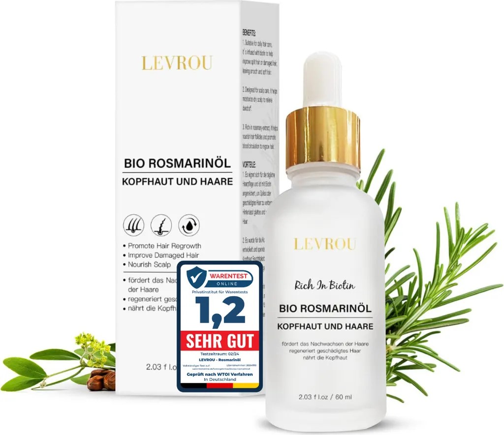 LEVROU Organický rozmarínový olej 60ml
