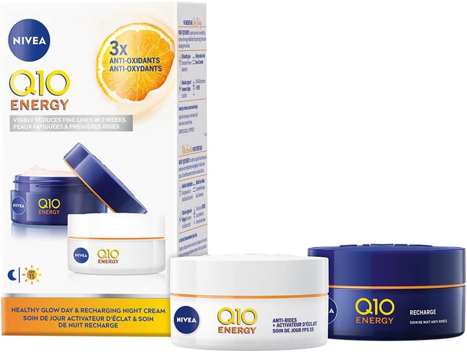 NIVEA Q10 denný + nočný krém proti vráskam 50ml