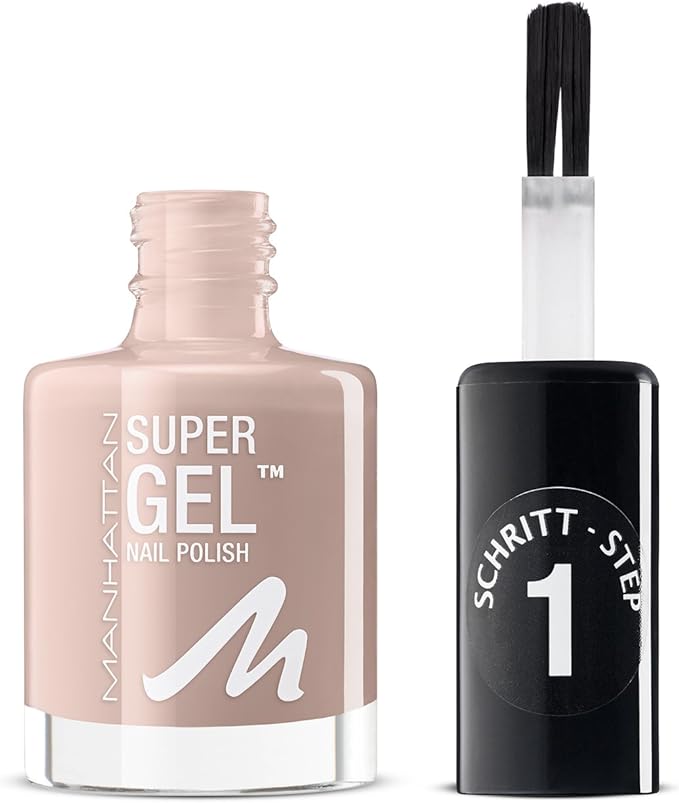 Manhattan Super Gel Nail Polish, 175 Time For Taupe 12ml
