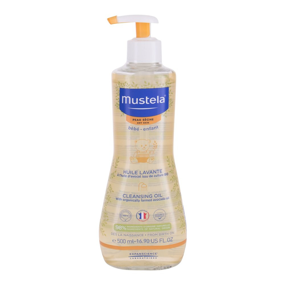 MUSTELA BÉBÉ Kúpeľový čistiaci olej 500 ml