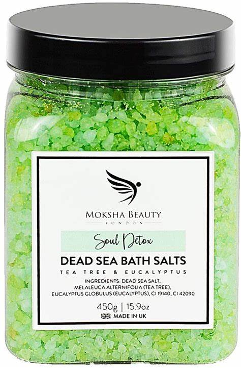 Moksha Beauty Soul Detox soľ do kúpeľa 450g
