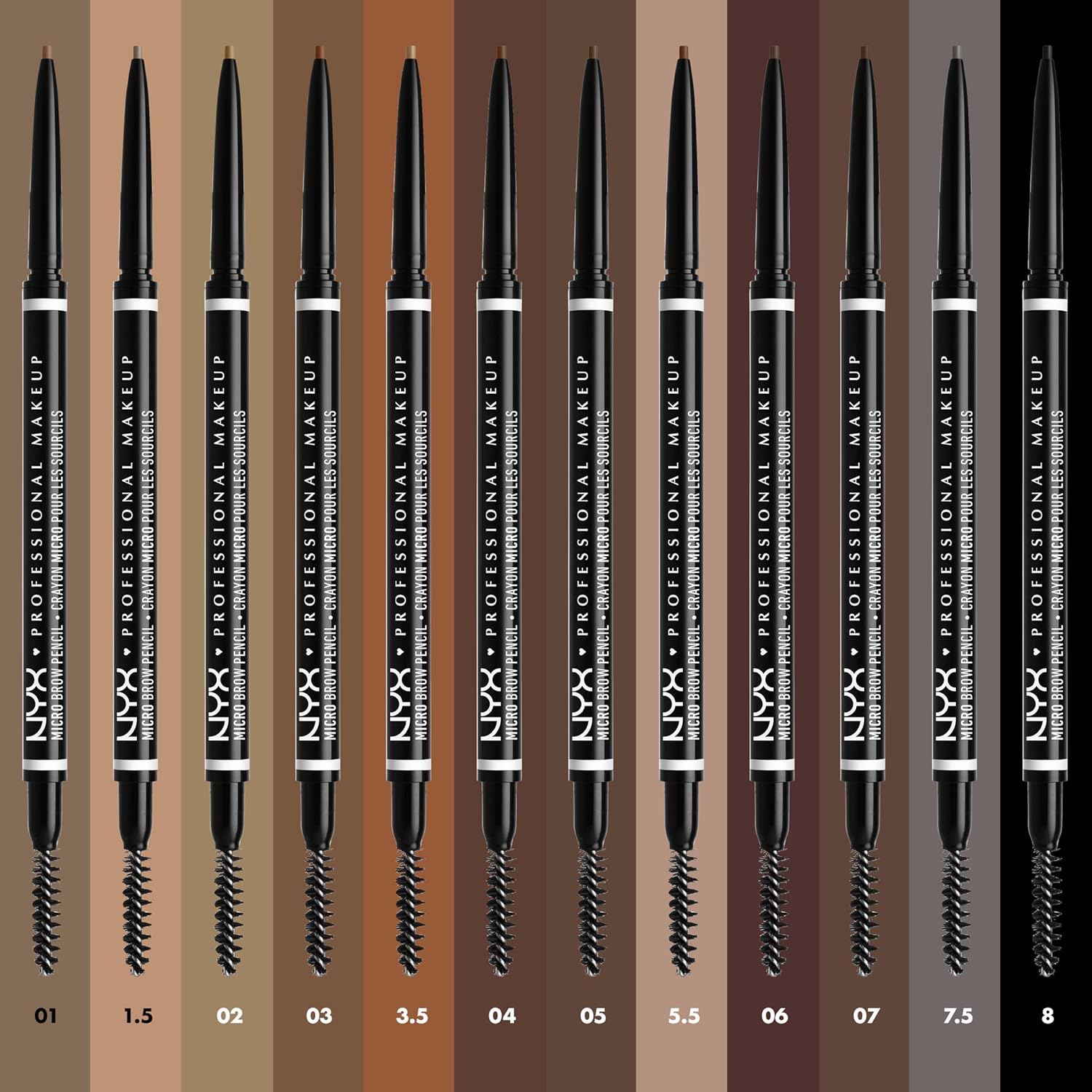 NYX PROFESSIONAL MAKEUP Micro Brow ceruzka na obočie 01 Taupe 0,09g