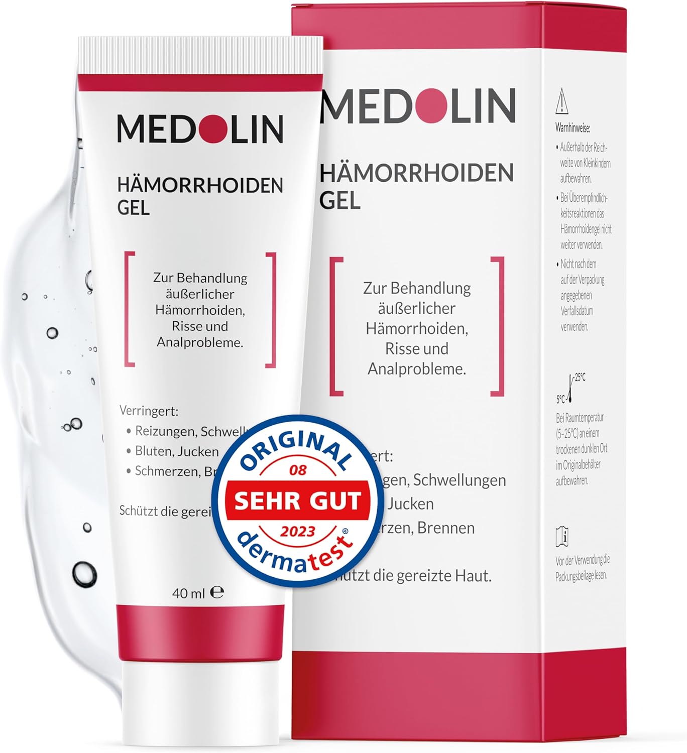 Medolin gél na hemoroidy – proti opuchom, svrbeniu, bolesti a krvácaniu 40ml