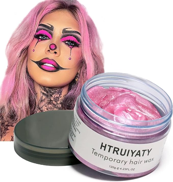 HTRUIYATY ružový stylingový vosk 120g (načatá plomba)