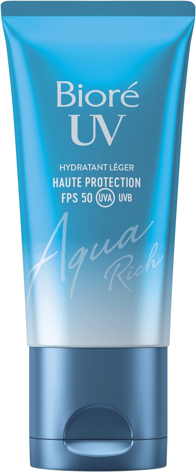 Biore Aqua Rich UV SPF50 Opaľovací krém na tvár 50ml