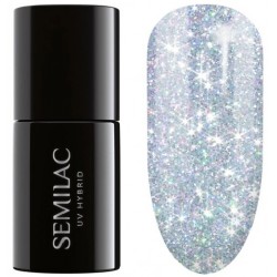 Semilac 460 Silver Fireworks 7 ml lak na nechty