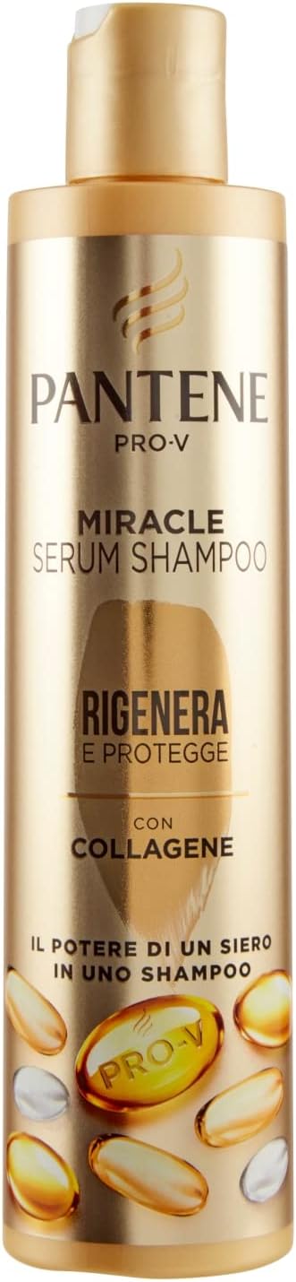 Pantene Pro-V Miracle Serum Shampoo,pre slabé a poškodené vlasy, 250 ml
