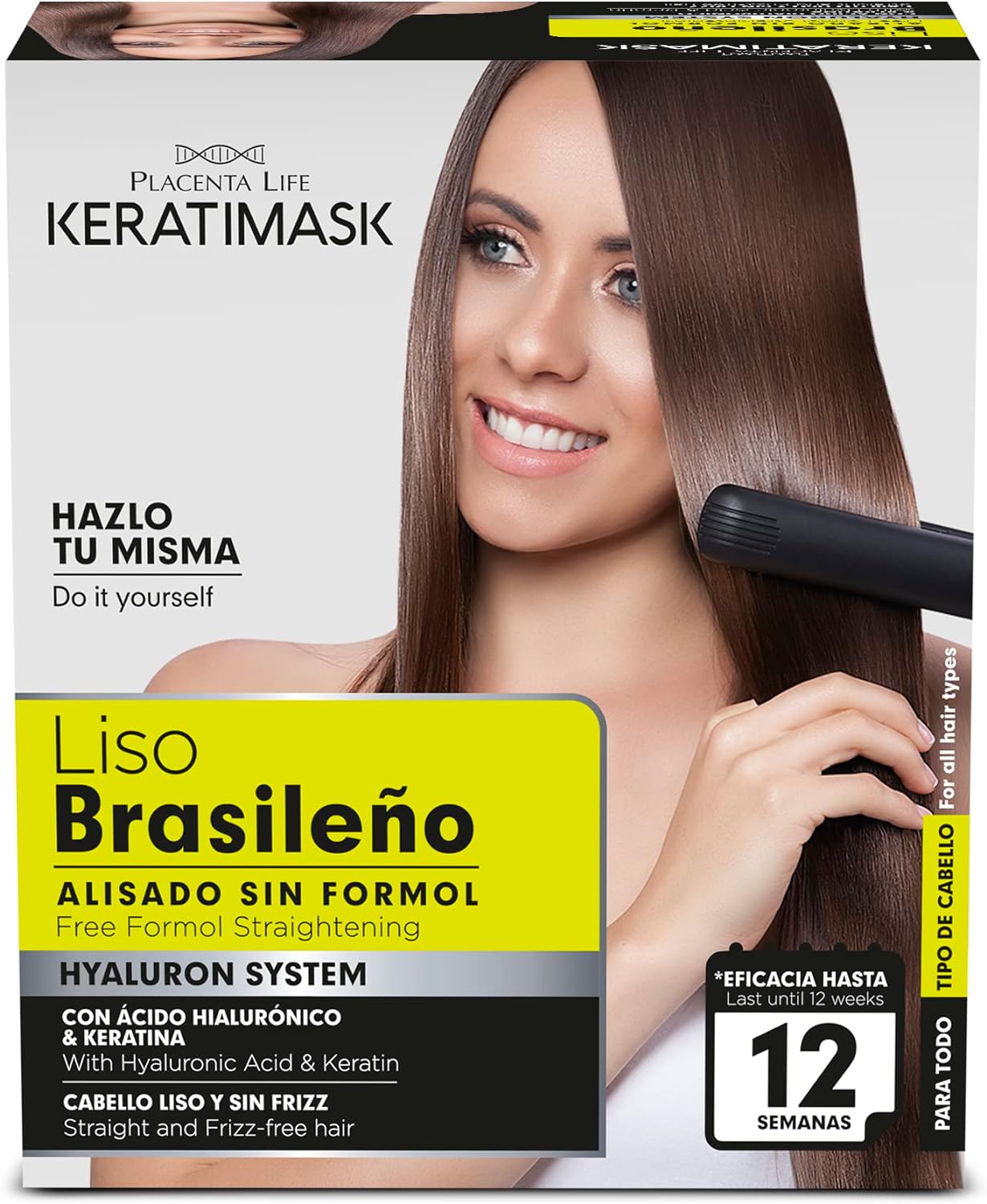 Placenta life Be Natural Brazilská vyrovnávacia súprava s keratínom 150ml