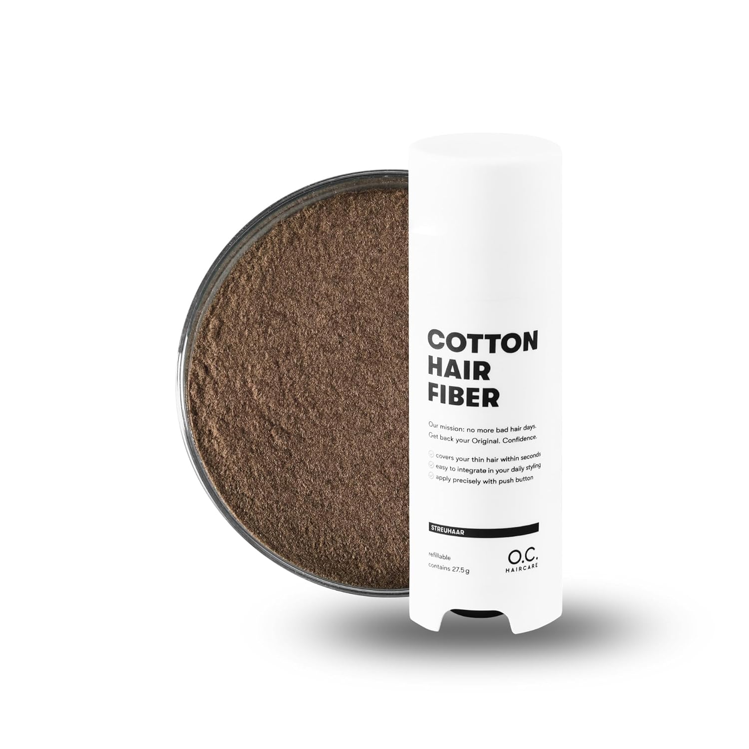 O.C.haircare O.C.Hair care cotton hair fiber,svetlo hnedá,27,5g