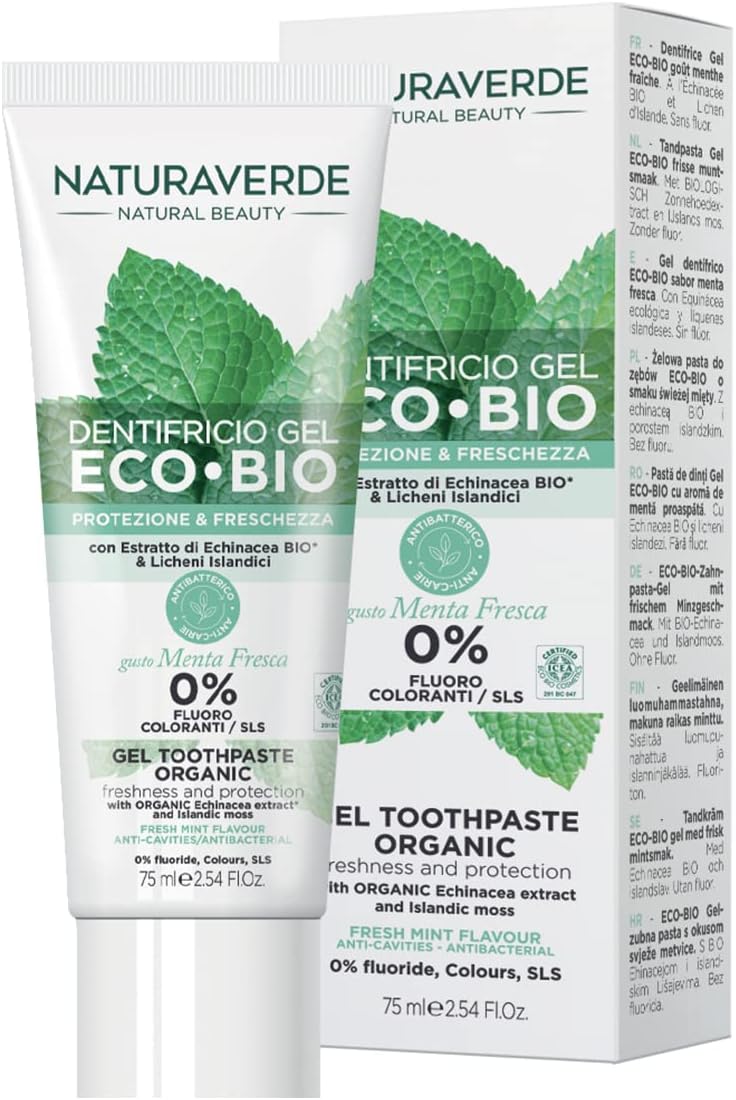 Naturaverde Bio gel na zuby s extraktom z echinacey - 75 ml