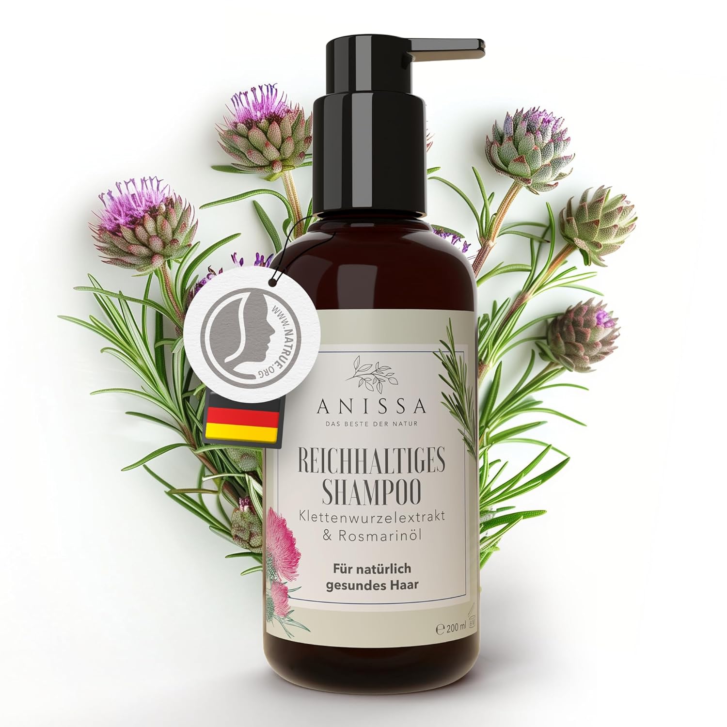 Anissa Reichhaltiges shampoo - bohatý šampón 200ml