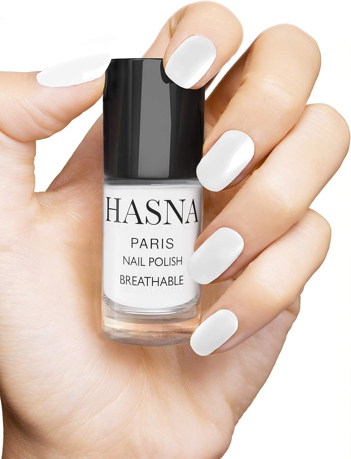 HASNA - lak na nechty N01 biely, 6ml