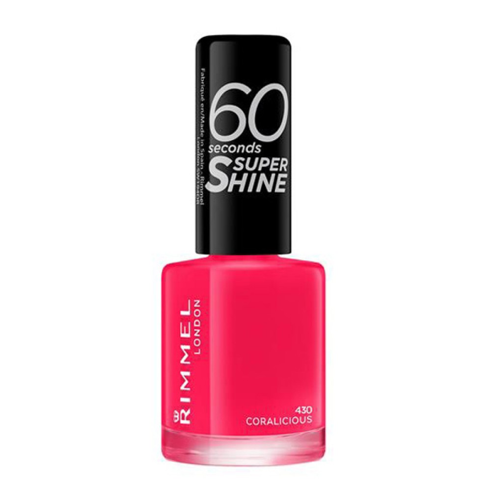 RIMMEL LONDON 60 SECONDS SUPER SHINE odtieň 430 Coralicious 8ml
