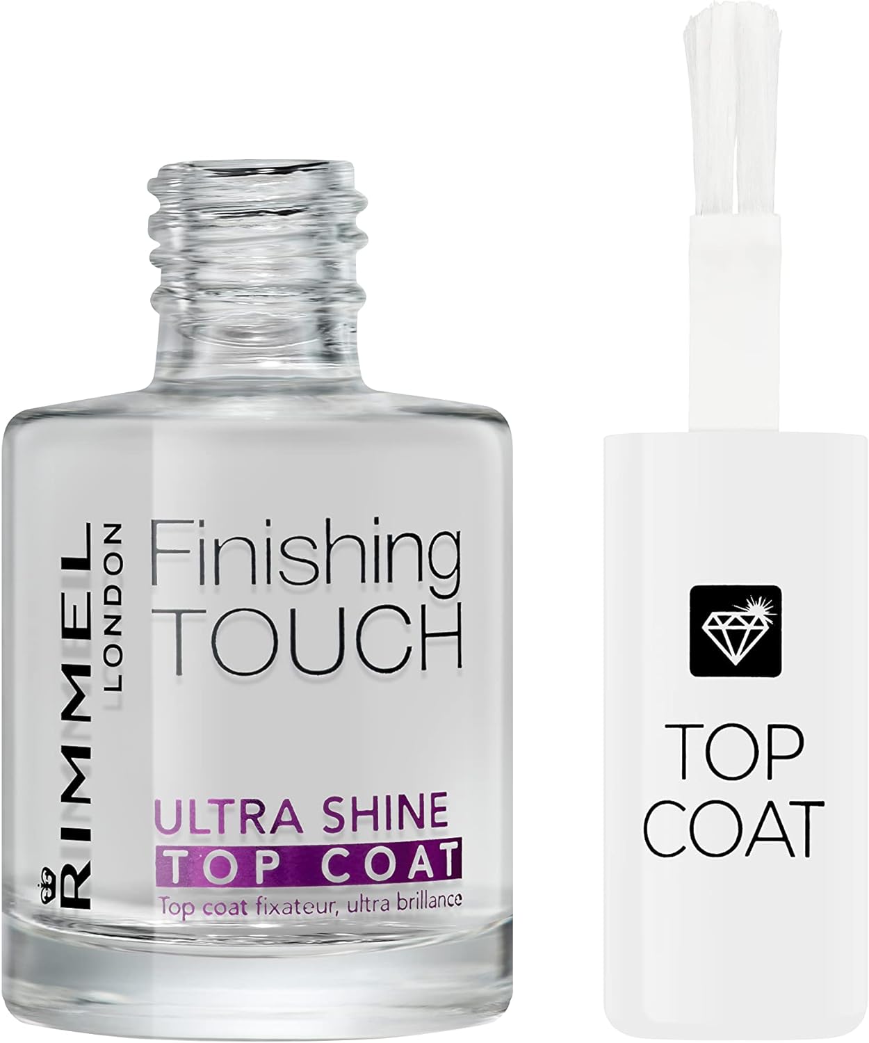 Rimmel Finishing Touch Ultra Shine Top Coat Polish, 12ml