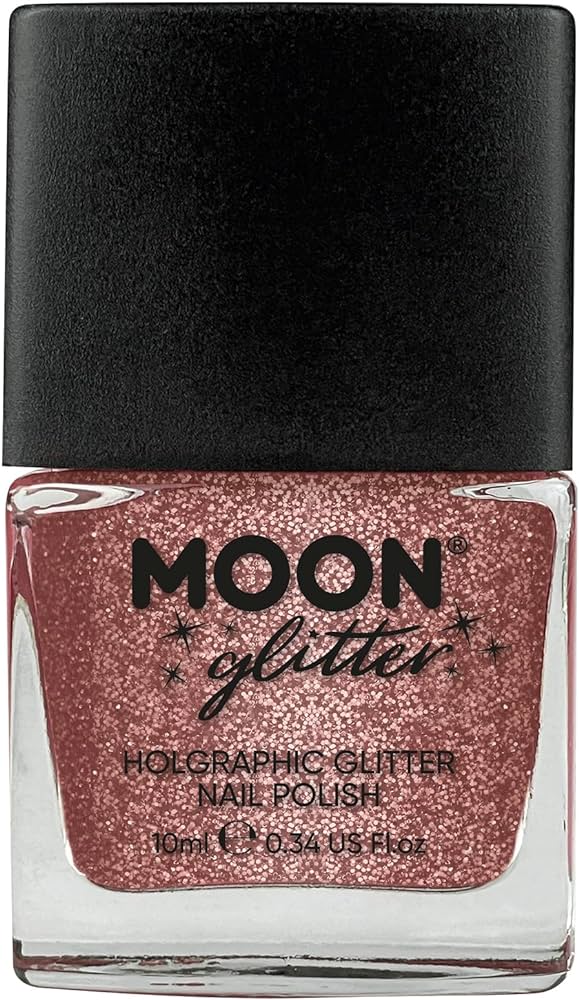 Moon glitter Rose gold lak na nechty,14ml