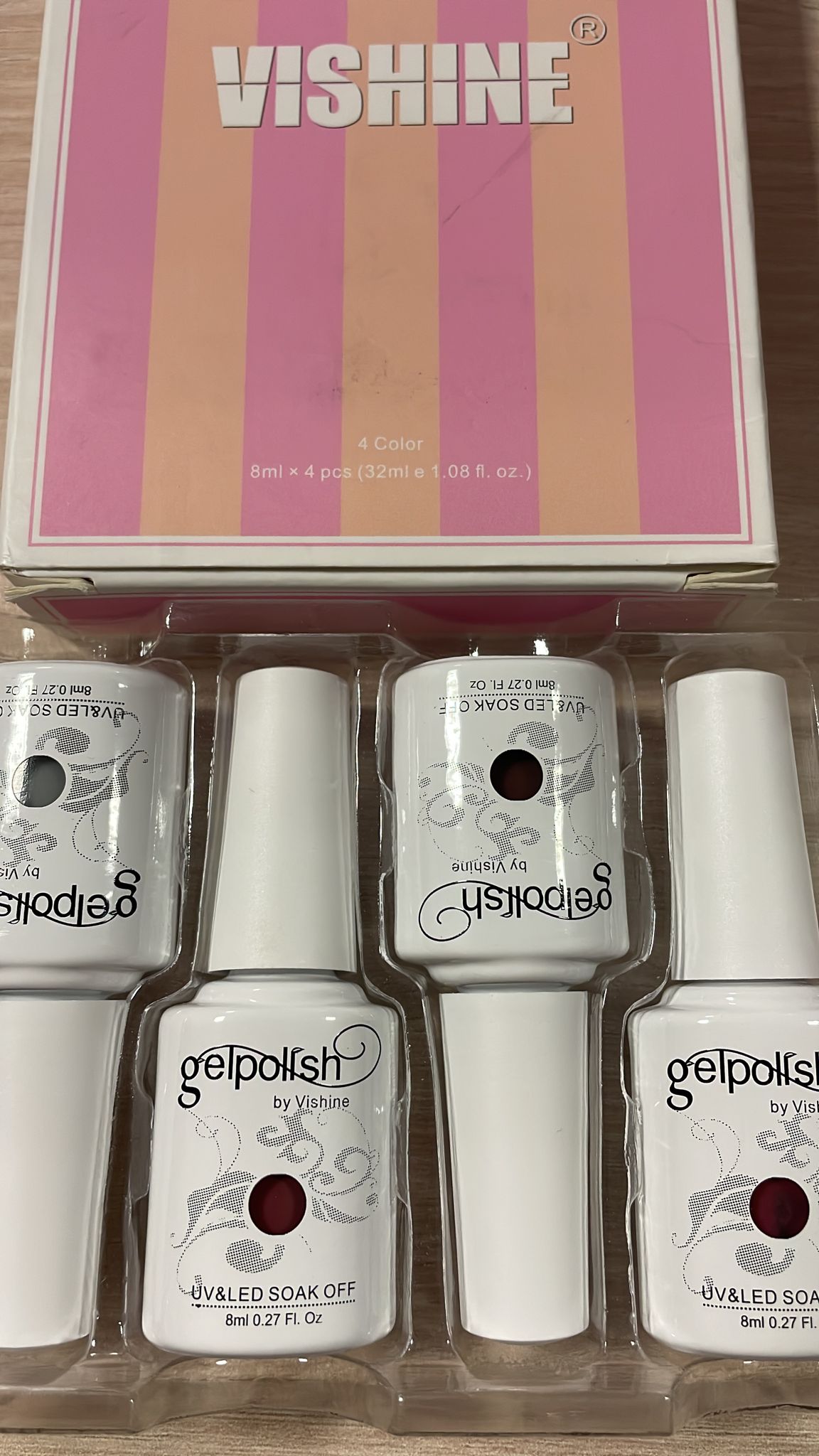 Vishine gel polish 4x8ml