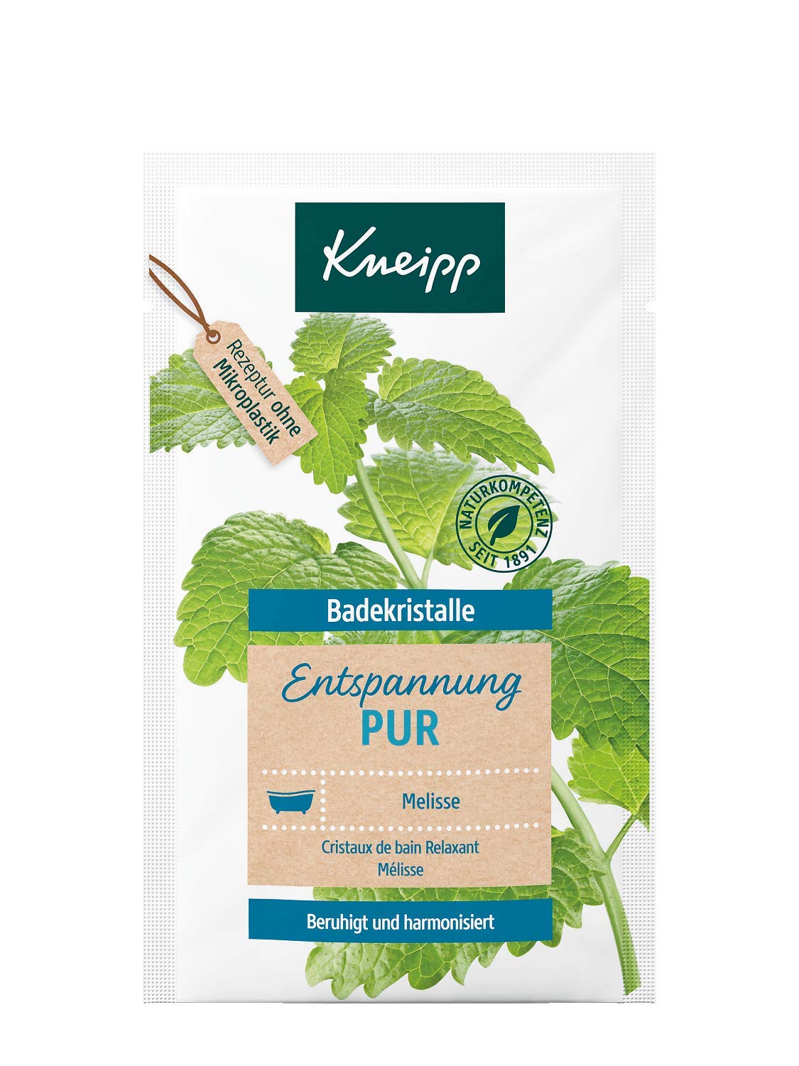 Kneipp čisté relaxačné kryštály do kúpeľa melisse 60g