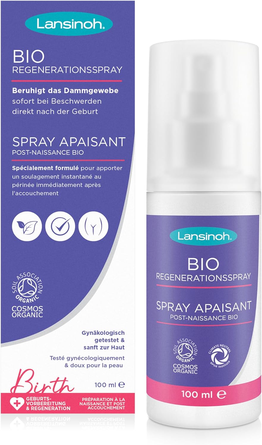 Lansinoh organický regeneračný sprej 100ml