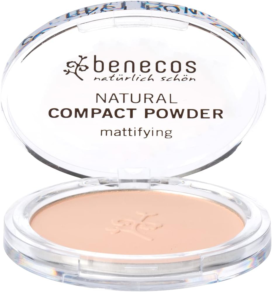 Benecos Compact Powder, Sand, 9 g