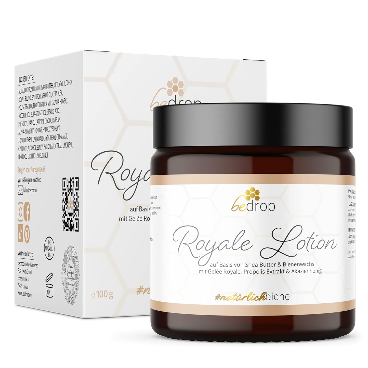 Bedrop Royale Lotion - 100 g-poškodený vrchnák