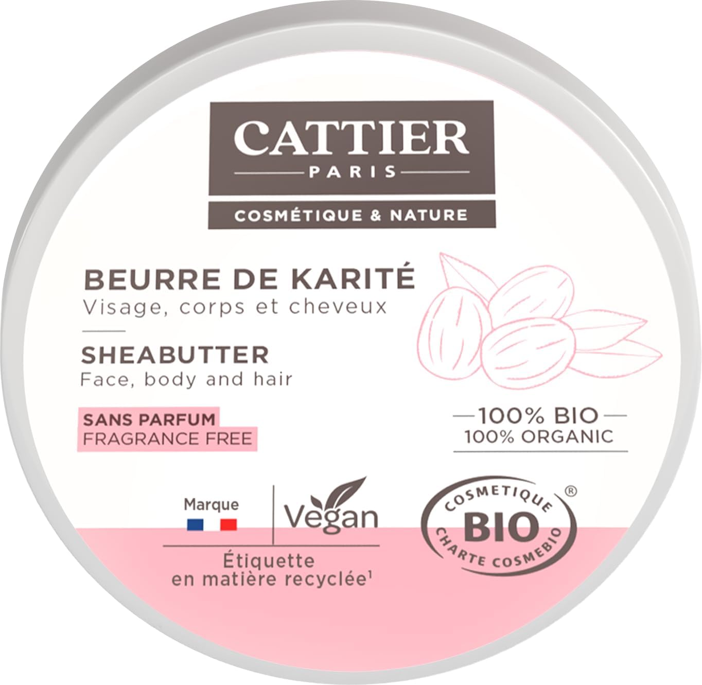 CATTIER bambucké maslo 100% bio 100 g