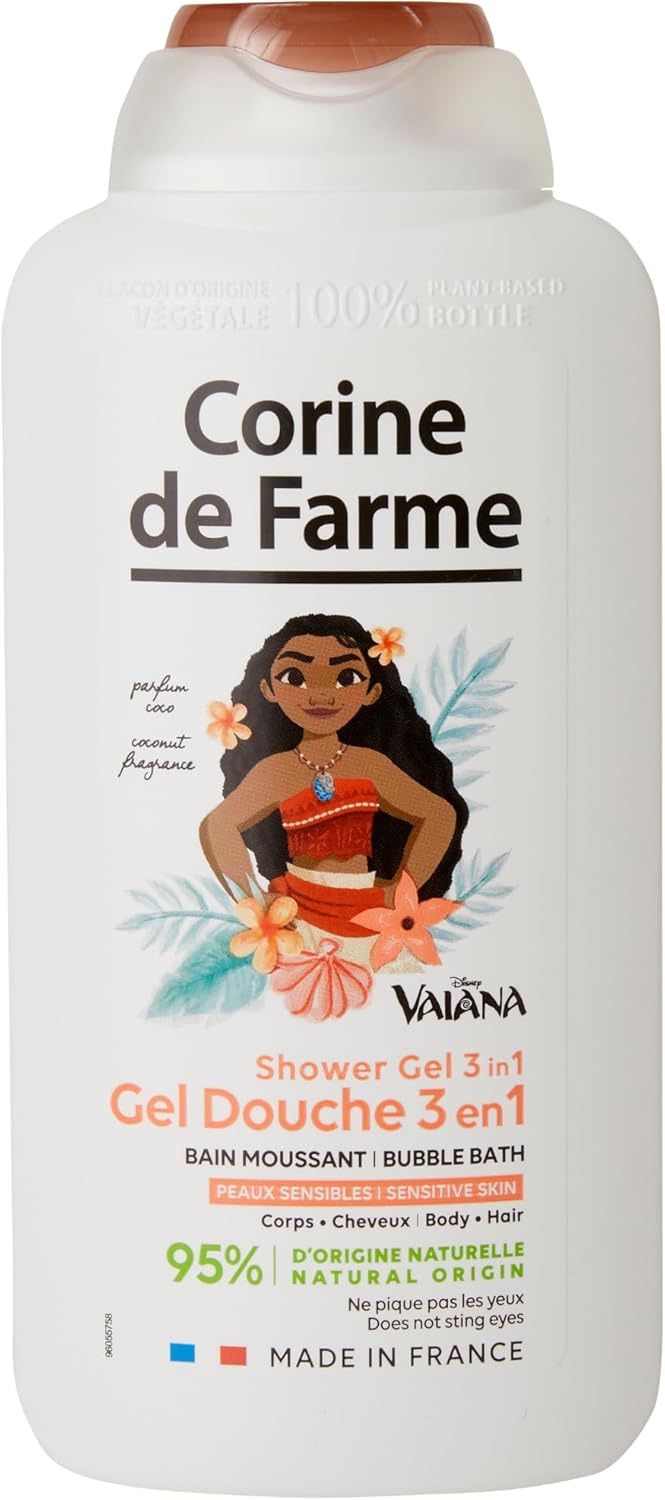 Sprchový gél Corine de Farme Moana 3 v 1 s kokosovou vôňou 500 ml