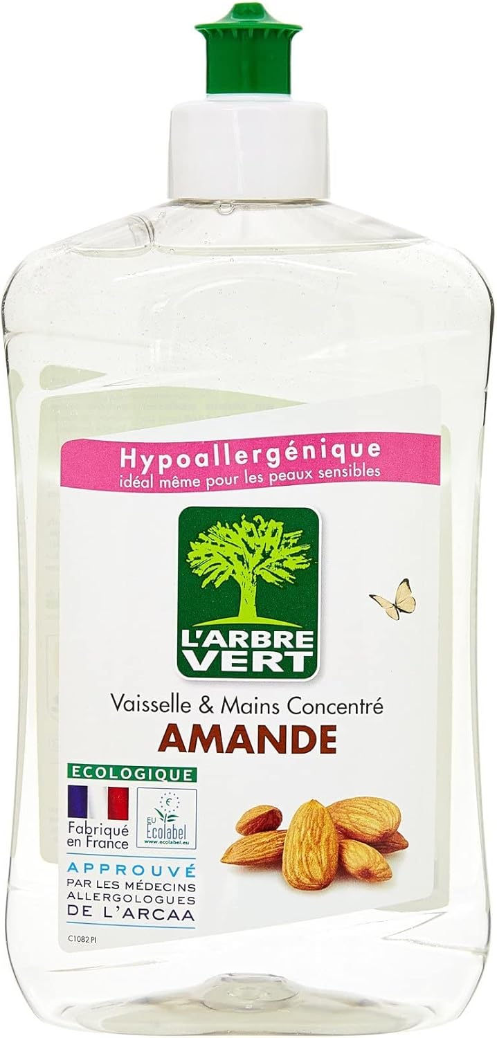 L'Arbre Vert - Prostriedok na umývanie riadu - Mandle - 500 ml