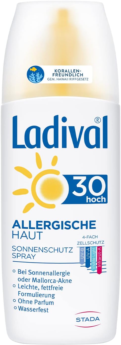 LADIVAL Alergic Skin Sun Cream Spray SPF 30 150ml