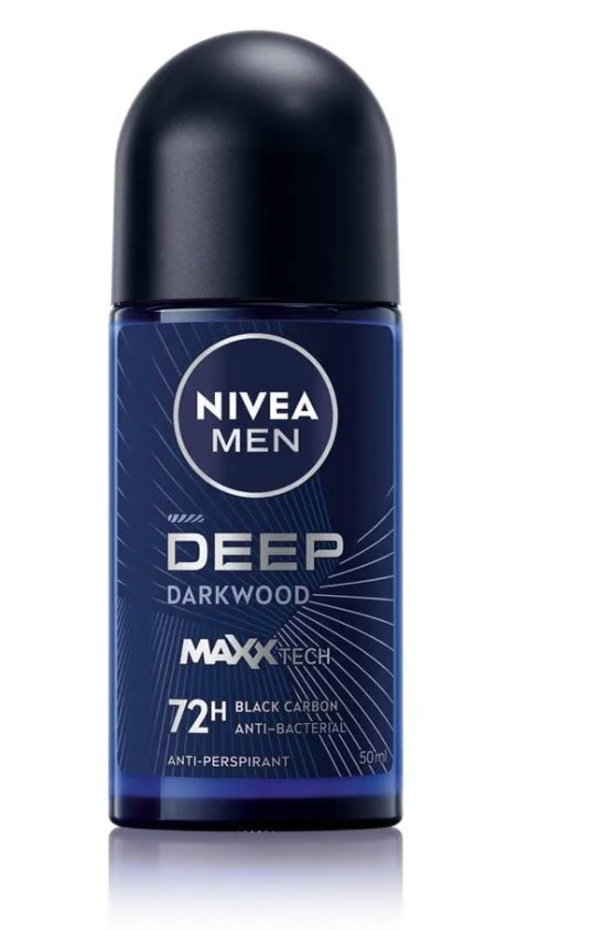 NIVEA MEN DEEP Darkwood Deodorant Roll On 50ml
