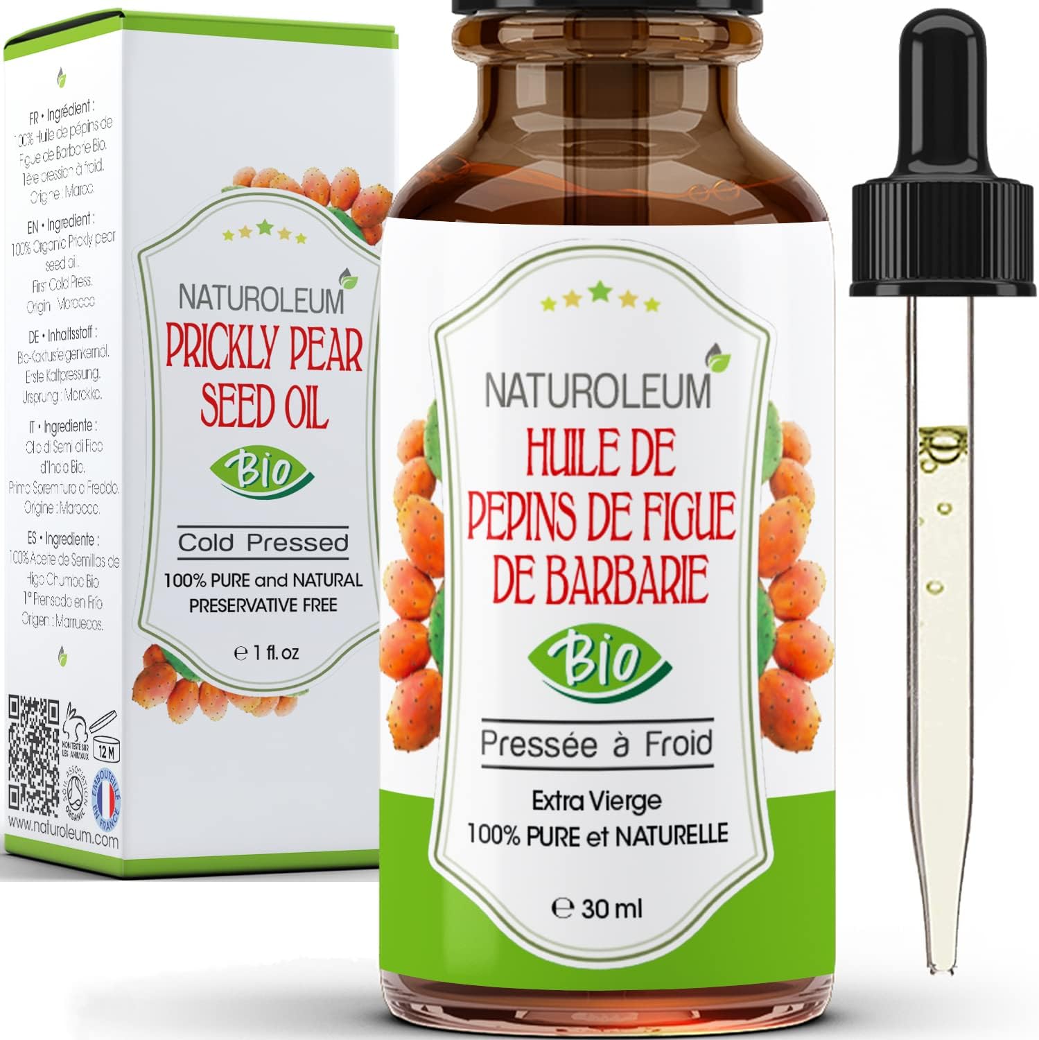 NATUROLEUM Olej z figovníka barbarského lisovaný za studena 30ml