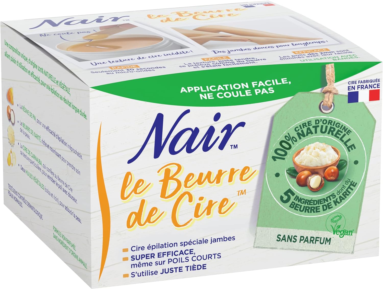 NAIR – voskové maslo, bez vône-150g