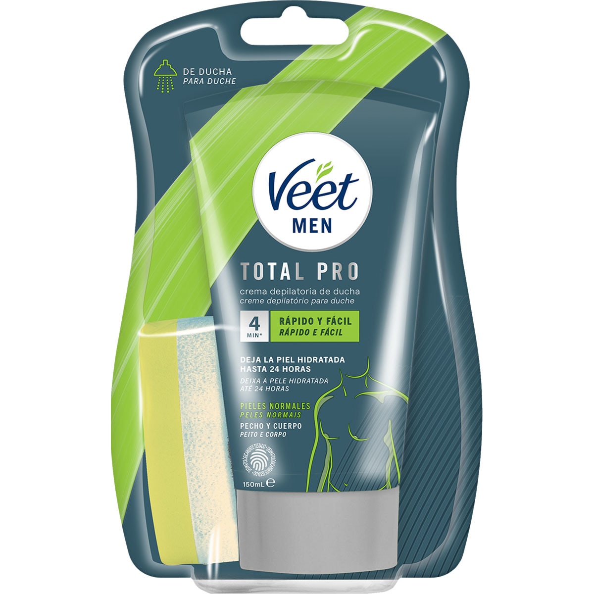 Veet men sprchový krém na odstraňovanie chĺpkov na hrudník 150ml