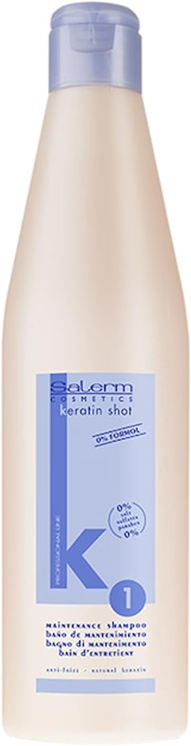 Salerm Cosmetics Keratin Shot 1 udržiavací šampón 500ml