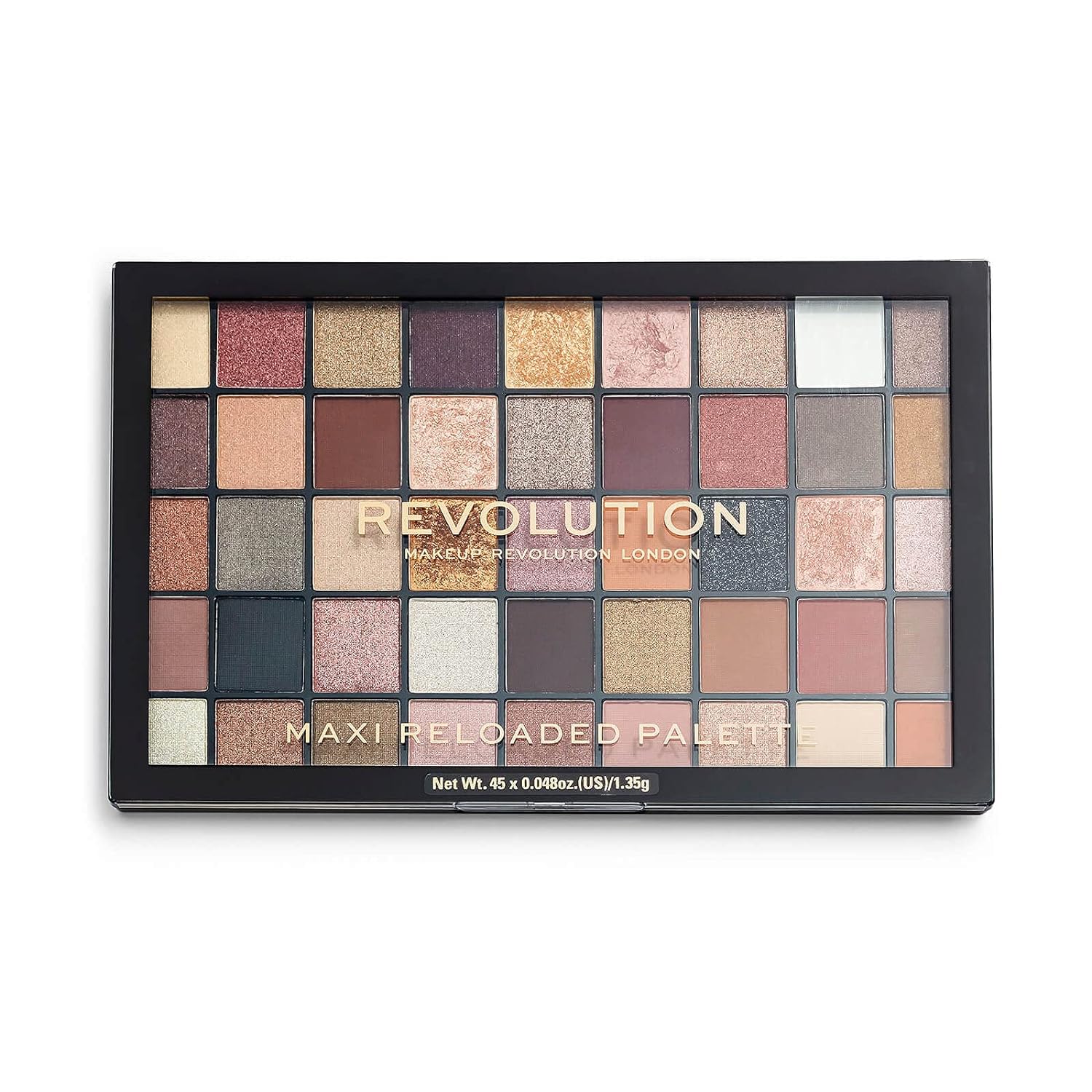 Makeup Revolution Maxi Reloaded, 45x1,35g odtieňov
