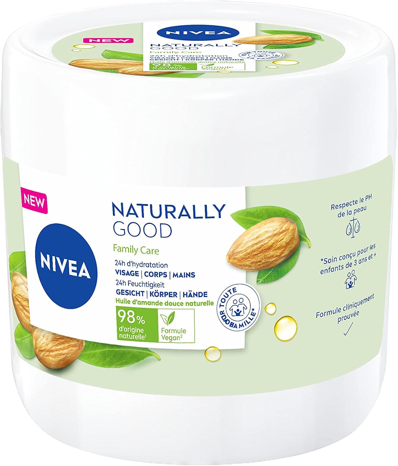 NIVEA NATURALLY GOOD Family Care 450ml