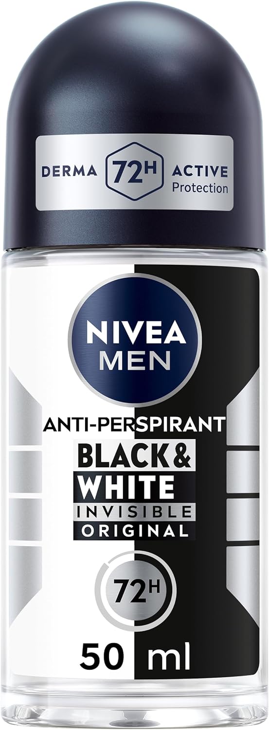 NIVEA MEN Black & White Original Anti-Perspirant Roll On 50 ml