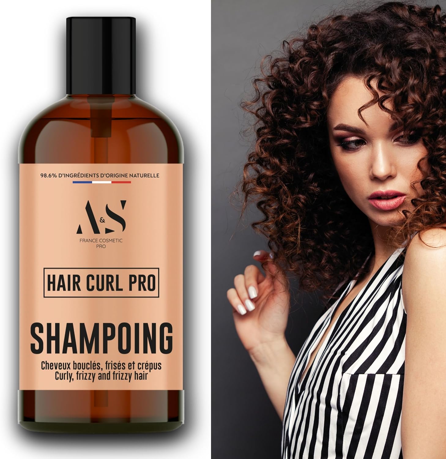 A&S France cosmetic A&S HAIR CURL PRO Profesionálny vlasový šampón 200 ml