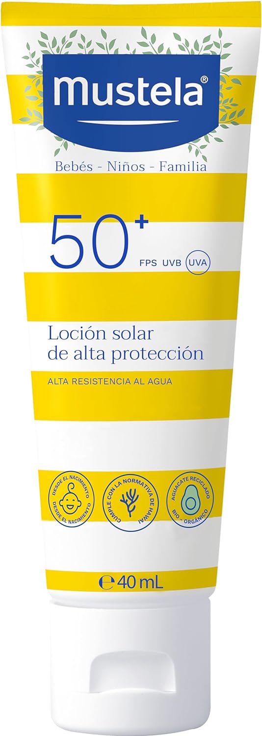 Mustela Mlieko na opaľovanie Very High Protection SPF 50+, 40ml kúpite na Nakupujzdravo.sk