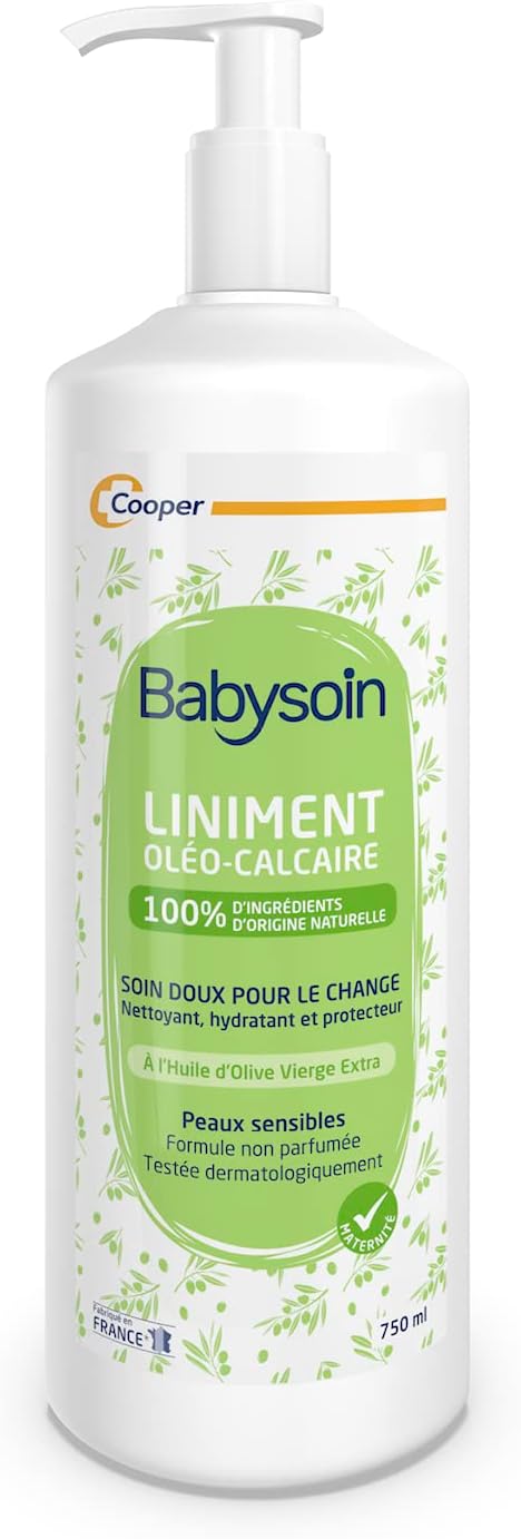 Cooper BABYSOIN Oleo vápencová mast na zadoček 750ml - bez vrchnaku