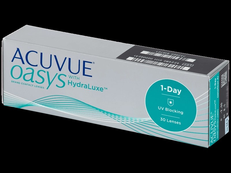 Acuvue Oasys 1-Day with Hydraluxe (30 šošoviek) +0.5