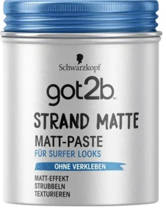 Schwarzkopf got2b Pasta na vlasy matným efektom 100ml