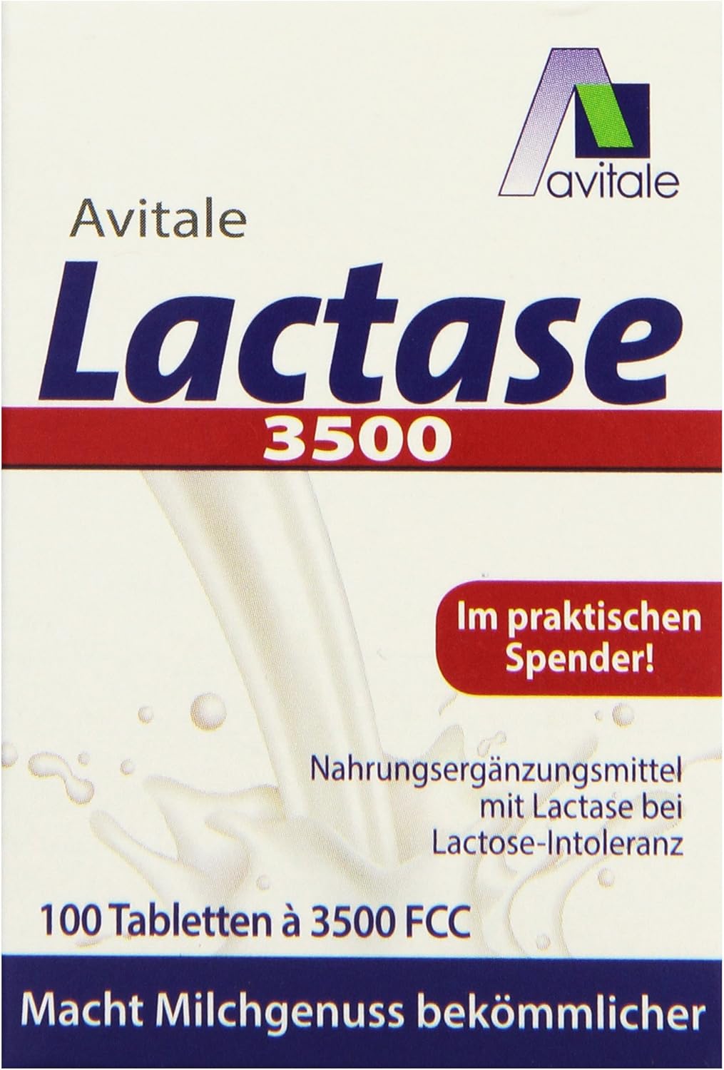 Avitale Lactase 3500 100 tabliet Exp.: 2026+