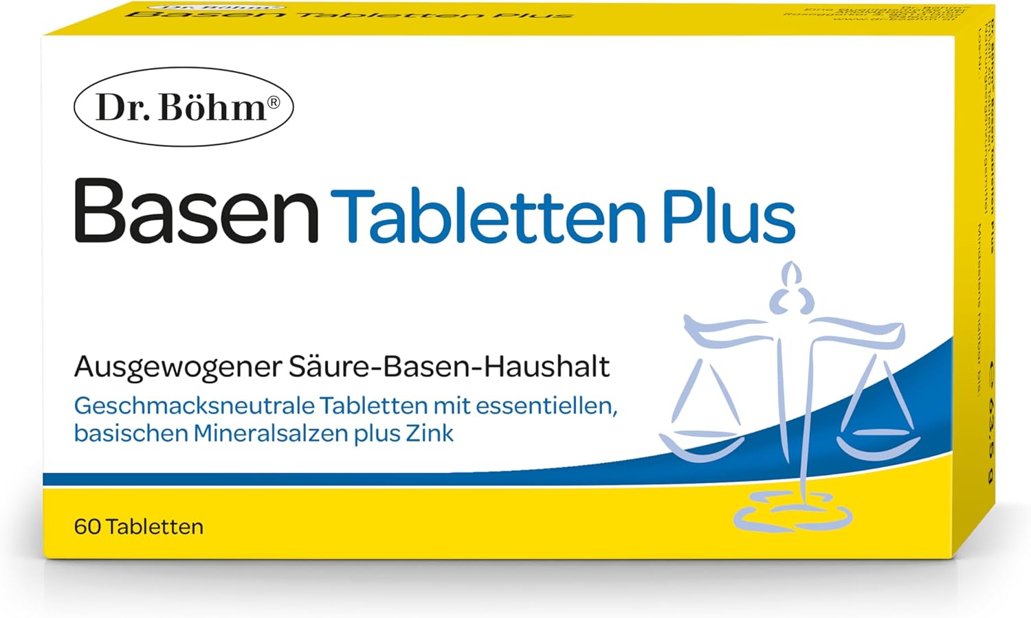 Dr.Böhm Basen Tabletten Plus 60 tabliet Exp.: 2026+