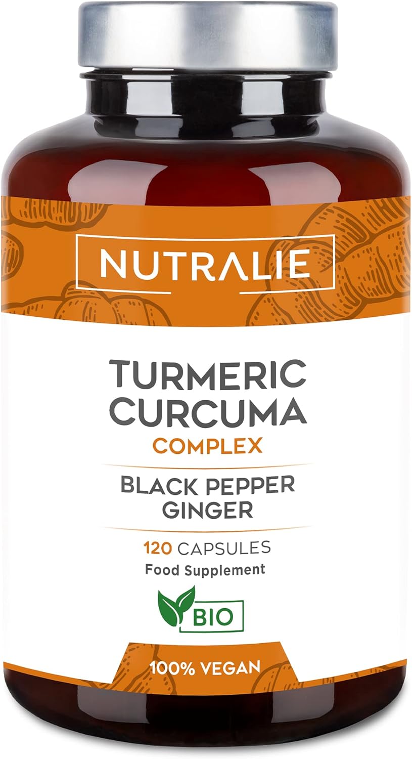 NUTRALIE Kapsule s kurkumou a čiernym korením kompelex 120 ks Exp.: 2026+