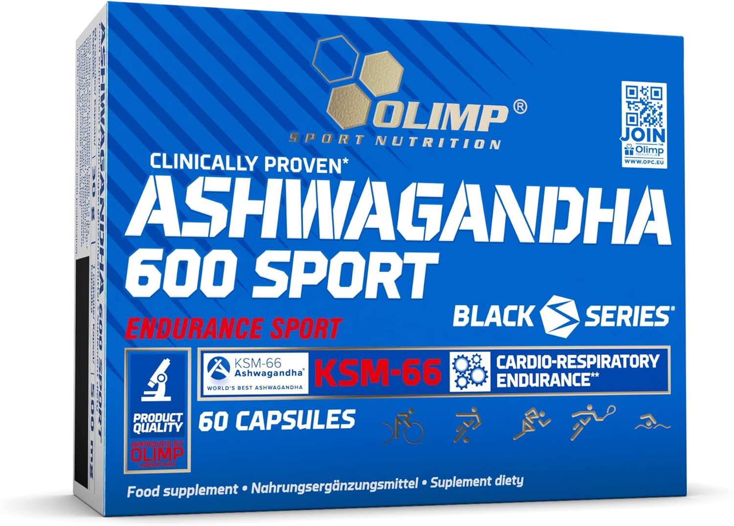 OLIMP SPORT NUTRITION - Ashwagandha 600 šport 60 kapsúl Exp.: 2026+