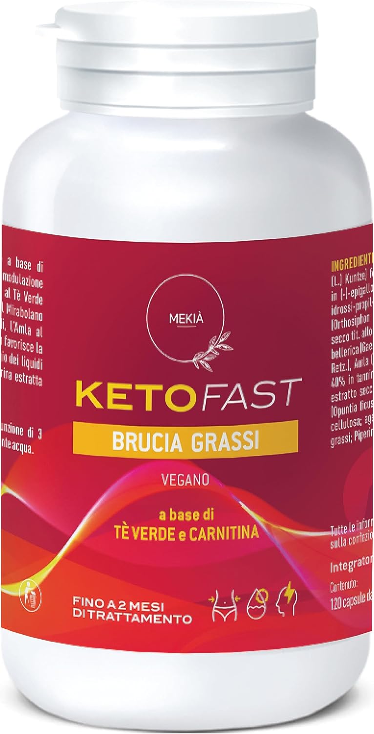 MEKIA Mekiá keto fast brucia grassi rýchly spaľovač tukov 120 kapsúl