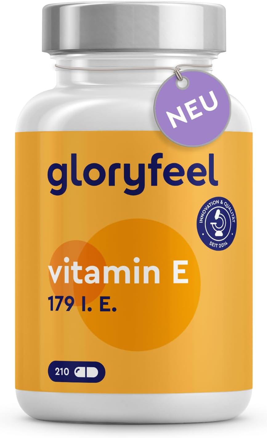 Gloryfeel Kapsuly s vitamínom E 210 ks Exp.: 12/2025