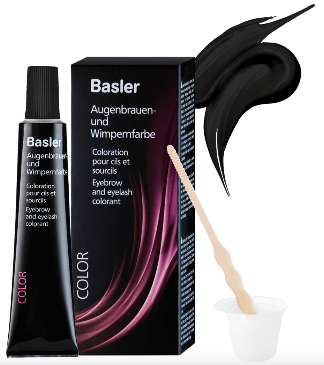 Basler Eyebrow & Eyelash Paint Black, 15ml
