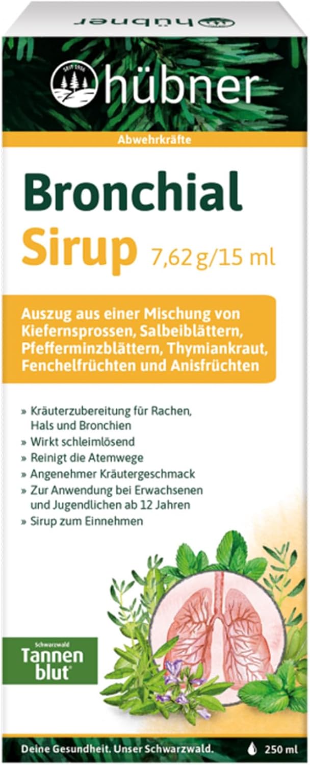 Hübner bronchiálny sirup 250 ml