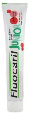 Fluocaril Fluoracaril Junior 6-12 Years Red Fruit Zubná pasta Gél 75ml